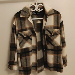 Zara check jacket